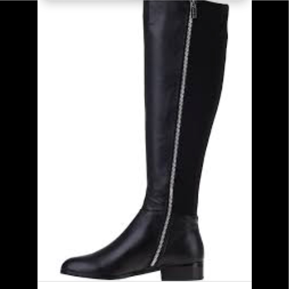 Michael kors bromley over knee leather boot